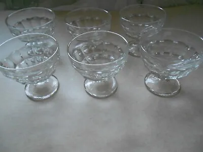 SET OF 6 VINTAGE JACOBEAN SUNDAE DISHES - 1950's/60's • £10.99