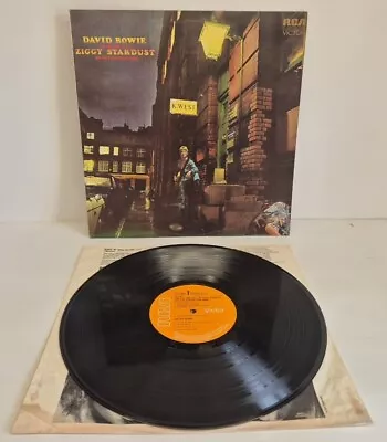 DAVID BOWIE 1st VINYL LP ALBUM ZIGGY STARDUST NO MAINMAN 1/E 1/E SF 8287 EX/VG • £89.99