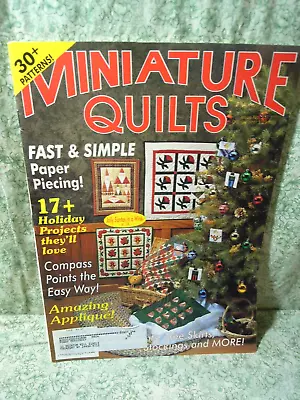 LC-1804   QUILT/Craft Magazine:  MINIATURE QUILTS  (2) Issue #21 & #22  1995. • $2
