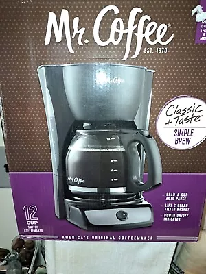 Mr. Coffee 12 Cup Switch Coffeemaker Black Model CG13 New • $35