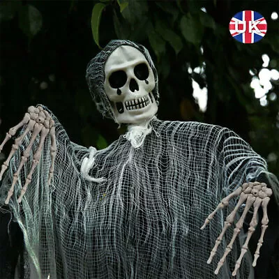 Halloween Party Hanging Decoration Horror Skeleton Skull Ghost Garden Outdoor UK • £5.59