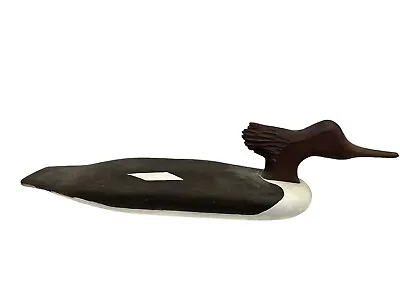 1950’s VTG Folk Long Body Merganser Hen Wooden Decoy - Chesapeake Bay Estate • $179