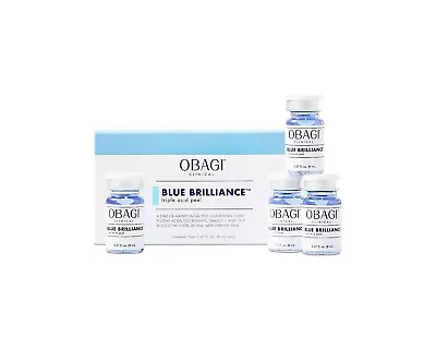 New Sealed Obagi Clinical Blue Brilliance Triple Acid Peel 4 X 0.27 Fl Oz Vials • $109.99