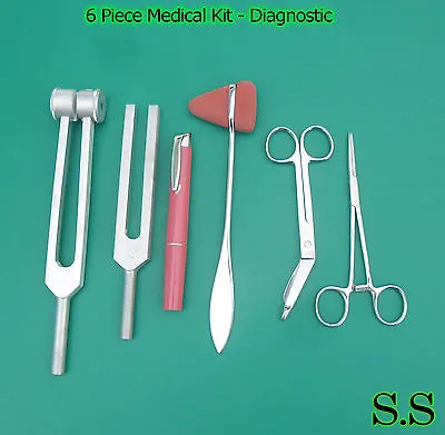 6 Piece Medical Kit - Diagnostic EMT Nursing Surgical EMS Student Paramedic • $11.20