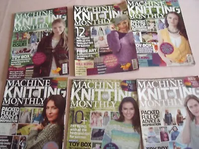 £6 • Buy 6 Copies Machine Knitting Monthly 2018/2019