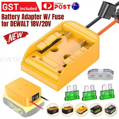 For Dewalt 18V/20V Max Battery Adapter W/ Fuse To Dock Power Connector DCB205 AU • $20.09