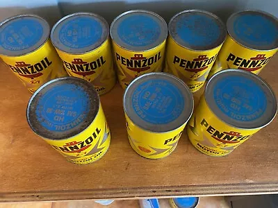  Vintage Pennzoil 1qt. Multi-vis 10W-30 Z-7 Cardboard Oil Can Sealed • $15