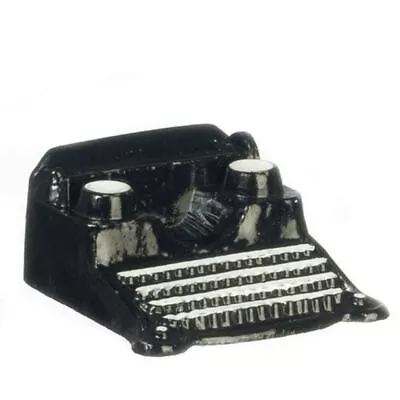 Dolls House Black & White Classic Typewriter Miniature Study Office Accessory • $4.10
