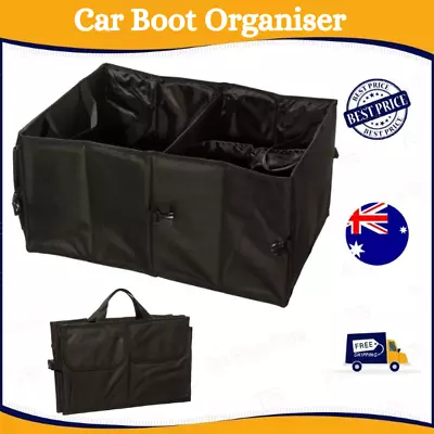 Car Trunk Boot Collapsible Organiser Travel Storage Bag Box Holder Tidy AU. • $13.75