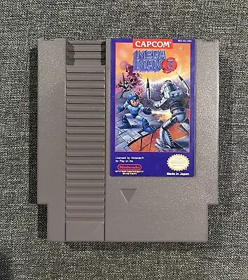 Mega Man 3 (Nintendo NES) Cartridge Authentic • $8.50