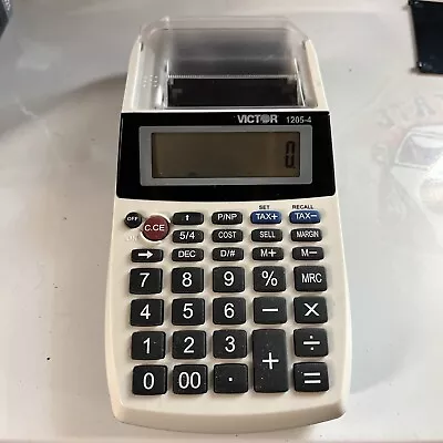 Victor 1205-4 12 Digit Portable Commercial Printing Calculator Adding Machine • $18