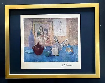 $119 • Buy Pablo Picasso+ Original 1948 + Signed + Hand Tipped Color Plate Still Life