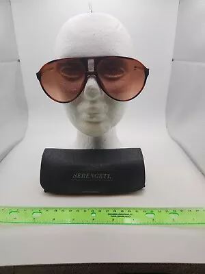 Serengeti Drivers 5295L Tortoise Gold Aviator Sunglasses Gradient Vintage  • $199.84