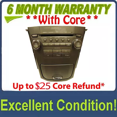 07 08 09 ACURA MDX Radio Stereo 6 MP3 CD Changer Disc Player 2BF0 SAT AUX • $244