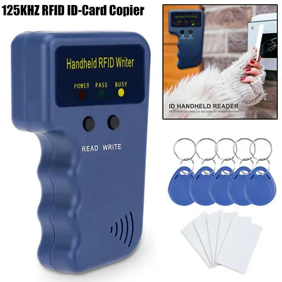 RFID ID Card Cloner Copier/Reader/Writer Writable Key Tags Keyfobs Programmer AU • $23.48