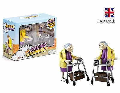 £11.48 • Buy Clockwork Wind Up RACING GRANNIES Toy Novelty Office Granny Birthday Gift Box UK
