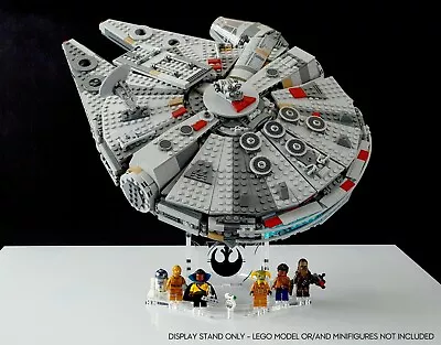 Display Stand Angled BK-(36°) For Lego 75257-75212-75105-4504 Millennium Falcon • $41.31