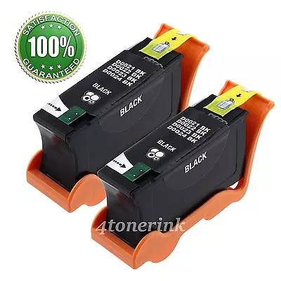 $6.95 • Buy 2pk Black Ink Cartridge For Dell Series 21 22 23 24 V515w V313w V313