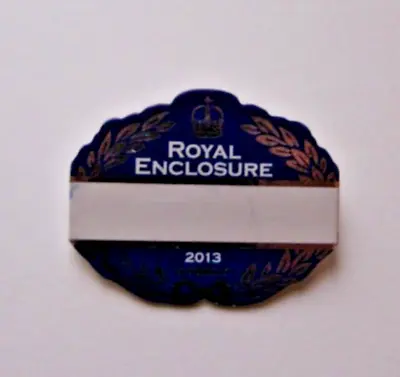 Royal Ascot 2013 Owners Race Pin BADGE Horse Racing Memorabilia Royal Enclosure • £8.95