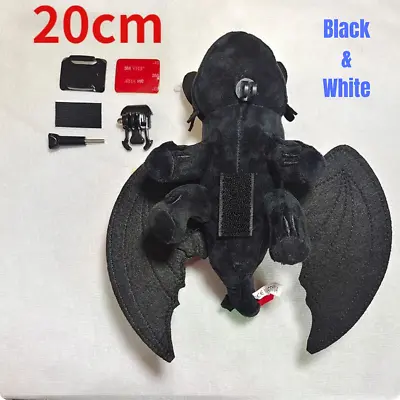 Toothless Dragon Cartoon Plush Car Roof Exterior Decoration Suction Cup Helmet • $17.99