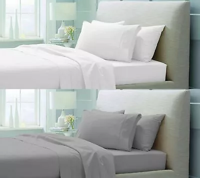Extra Deep 40cm Fitted Sheet 600 Thread Count 100% Egyptian Cotton Double King • £17.99