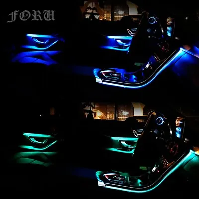 LED Ambient Light For Mercedes-Benz W205 Accessories C-class Interior Trim Parts • $198.14