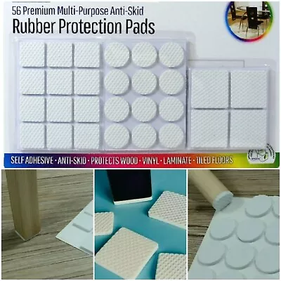 £2.89 • Buy 56 PCS Non Slip Self Adhesive Floor Protection Pad Furniture Chair Table Pads