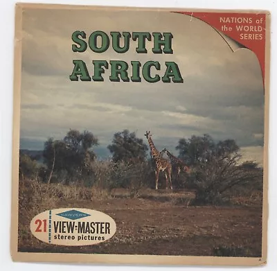 SOUTH AFRICA Sawyer's Viewmaster Nations Of The World Series Packet B124 MINT • $16.99