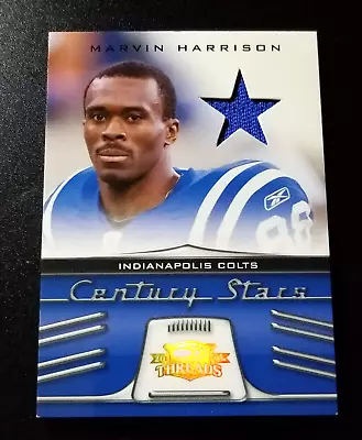 Marvin Harrison /25 Rare 2006 Threads Century Stars Jersey Colts Hof • $24.95