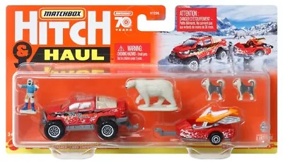 Matchbox Hitch & Haul Arctic Explorer Figure Play Set 1:64 Diecast Car Model Toy • $14.99