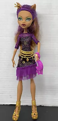 Monster High Doll Frights Camera Action Black Carpet Clawdeen Wolf • $19.95