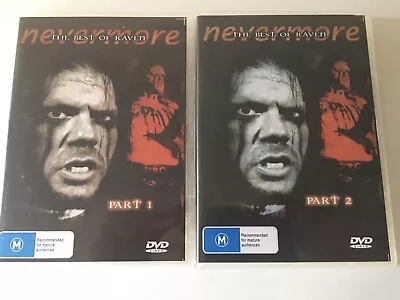 NEVERMORE - THE BEST OF RAVEN (2 X DVD) TNA Wrestling Reg 4 Aust Like New. • $18.95