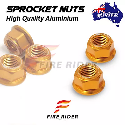 For Kawasaki KR1-KR1S 250 All Years Rear Sprocket Flange Nut Gold • $47.43