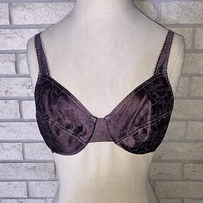 Ooak Vintage Vassarette Upcycled Dyed Dusty Purple Unlined Wired Bra  Size 34B • $12