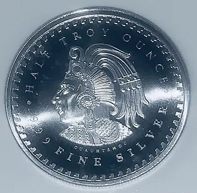 1/2 Oz .999 Silver Mayan Aztec Calender Coin • $19.99