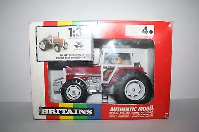 Vintage Britains #9500- Massey Ferguson 3680 Tractor With Duals-1/32-nice-box • $29.99