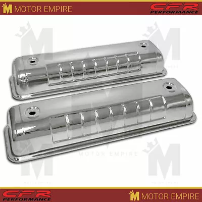 Fits 1955-64 Ford Y Block 272 292 312 Chrome Steel Valve Covers 3.5  Heights • $68.94