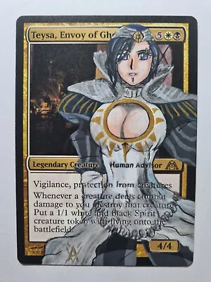 Teysa Envoy Of Ghosts Manga Anime Magic Altered Art Hand Paint By Demian Solis • $75