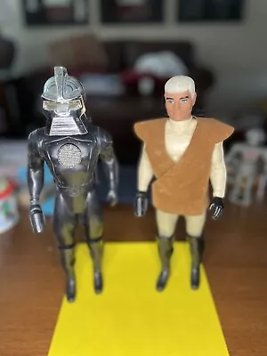 Vintage 1978 Battlestar Galactica 12  Colonial Warrior & Cylon Centurion • $40