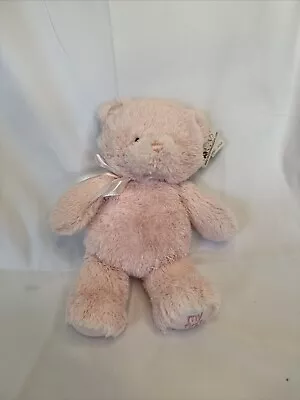 Baby Gund Plush Bear My First Teddy Stuffed Animal Pink Bow • $12