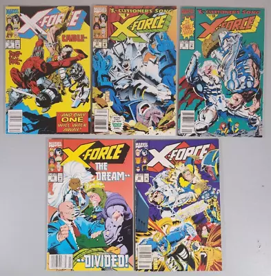 X-FORCE #15 17 18 19 20 High Grade Newsstand Marvel 1992 Early Capullo Art • $34.99