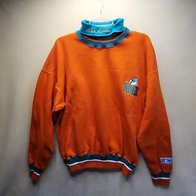 Miami Dolphins Pullover Ugly Christmas Sweater Men's Large The Game Vintage 90's • $40