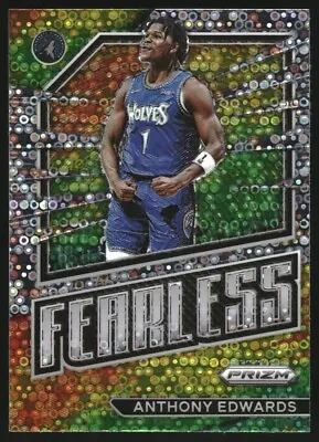 2022-23 Panini Prizm Fearless Prizms Fast Break #10 Anthony Edwards • $5.60