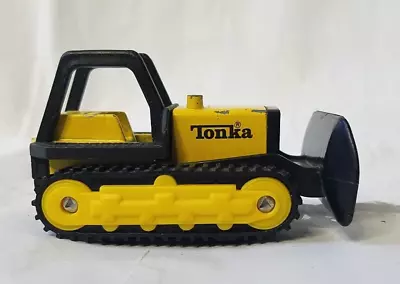 Tonka Bulldozer Die Cast Yellow Construction Vehicle 1:64 Scale 1994 • $5