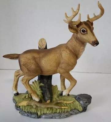 Brinn's Ceramic Deer Statue Beautiful Detail 8 X7  • $23.99