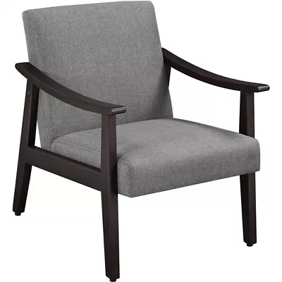 Mid-Century Accent Chair Retro Fabric Armchair Modern Side Chair For Living Room • $89.99