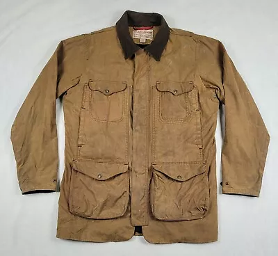 Vintage CC Filson Jacket Mens Large Waxed Hunting Outdoor Collar Zip Snap • $145