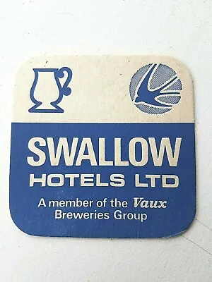 Vintage VAUX - Swallow Hotels Ltd  Cat No'118 Beer Mat / Coaster • £2.25