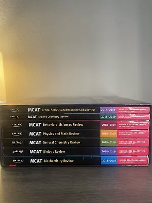 Kaplan MCAT Complete 7-Book Subject Review 2018-2019 Boxed Set Med School Prep • $18.45