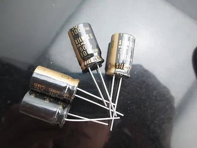 JAPAN 4PCS Elna Rfs Silmic II 100uf 50V 100mfd Silk  Audio Capacitor • $9.20